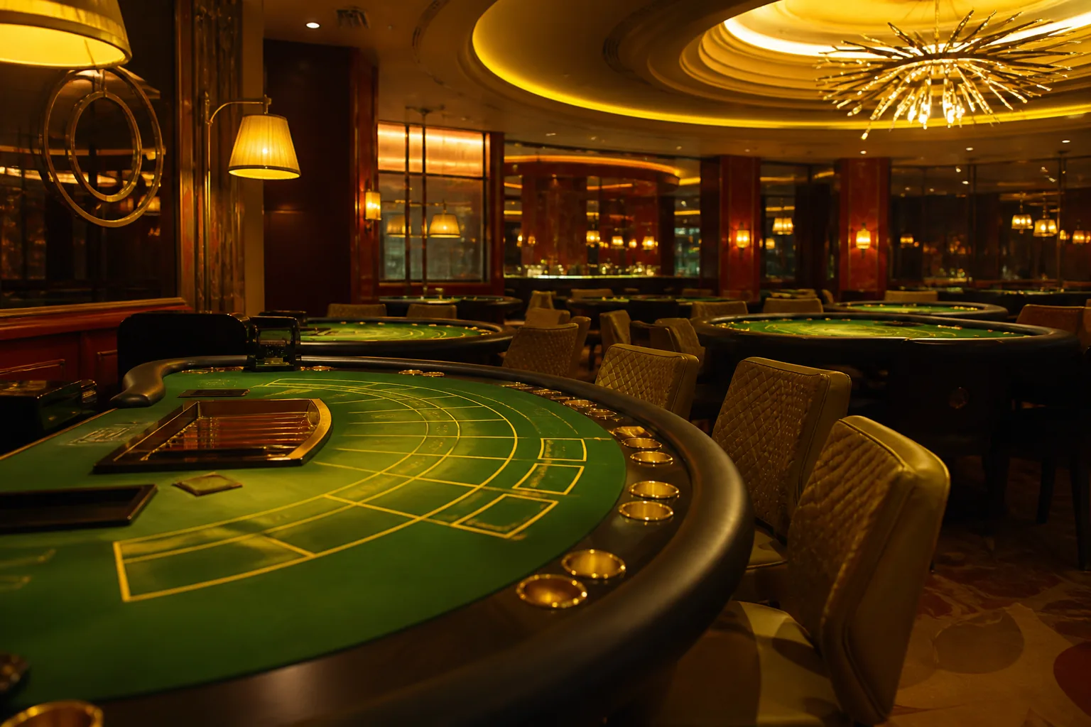 Table and live game categories in an Emu Casino-style lobby