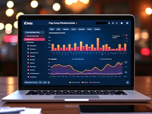 Emu Casino analytics and payout trend analysis concept